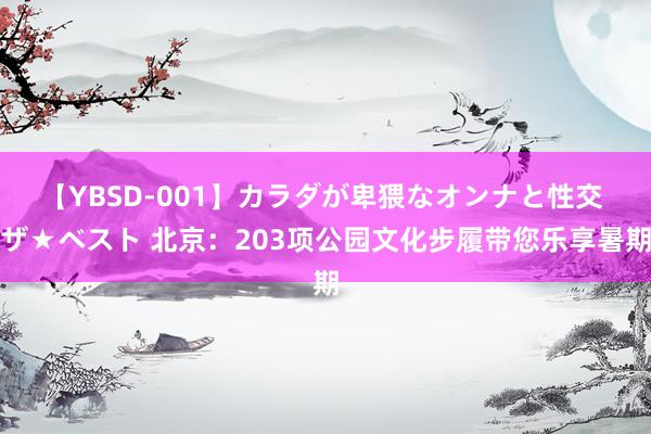 【YBSD-001】カラダが卑猥なオンナと性交 ザ★ベスト 北京：203项公园文化步履带您乐享暑期