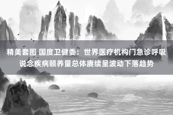 精美套图 国度卫健委：世界医疗机构门急诊呼吸说念疾病颐养量总体赓续呈波动下落趋势