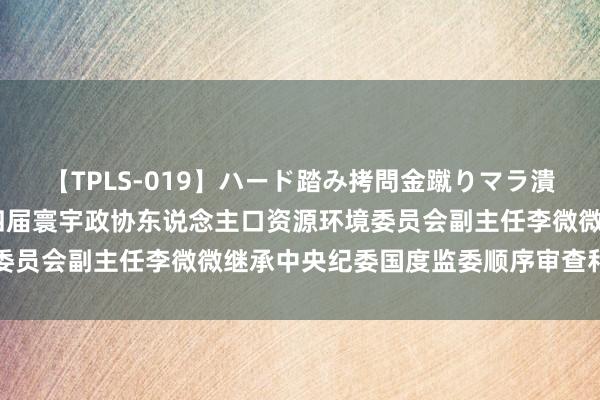 【TPLS-019】ハード踏み拷問金蹴りマラ潰し処刑 JUN女王様 十四届寰宇政协东说念主口资源环境委员会副主任李微微继承中央纪委国度监委顺序审查和监察拜谒