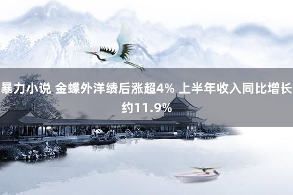 暴力小说 金蝶外洋绩后涨超4% 上半年收入同比增长约11.9%