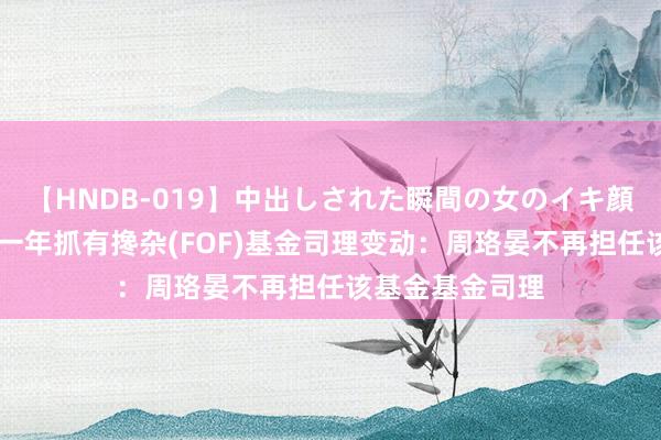 【HNDB-019】中出しされた瞬間の女のイキ顔 国泰慎重收益一年抓有搀杂(FOF)基金司理变动：周珞晏不再担任该基金基金司理