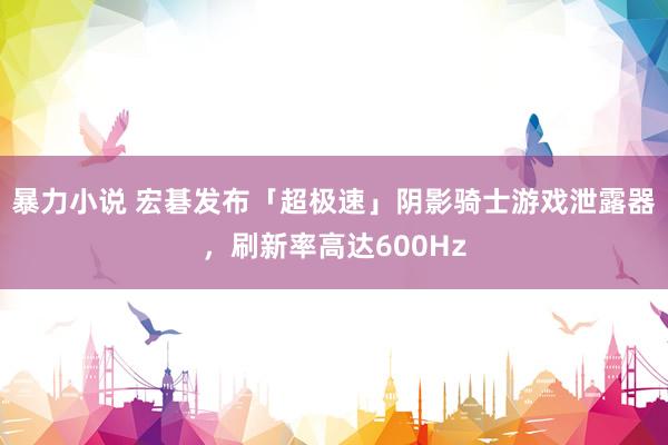 暴力小说 宏碁发布「超极速」阴影骑士游戏泄露器，<a href=